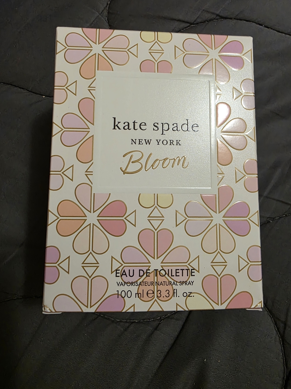 kate spade New York Bloom Eau de Toilette Box - Pink & Gold Floral